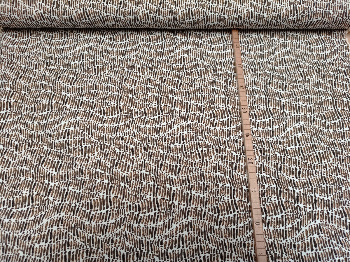 Bengalin Stretch in ecru, schwarz, braun für Hosen, Röcke, Kleider - Modemeter Stoffmarkt Trier   modemeter.de