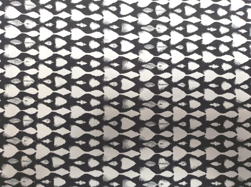 Bengalin Stretch in ecru schwarz - formstabil und perfekt für Hosen, Röcke, Kleider - Modemeter Stoffmarkt Trier   modemeter.de