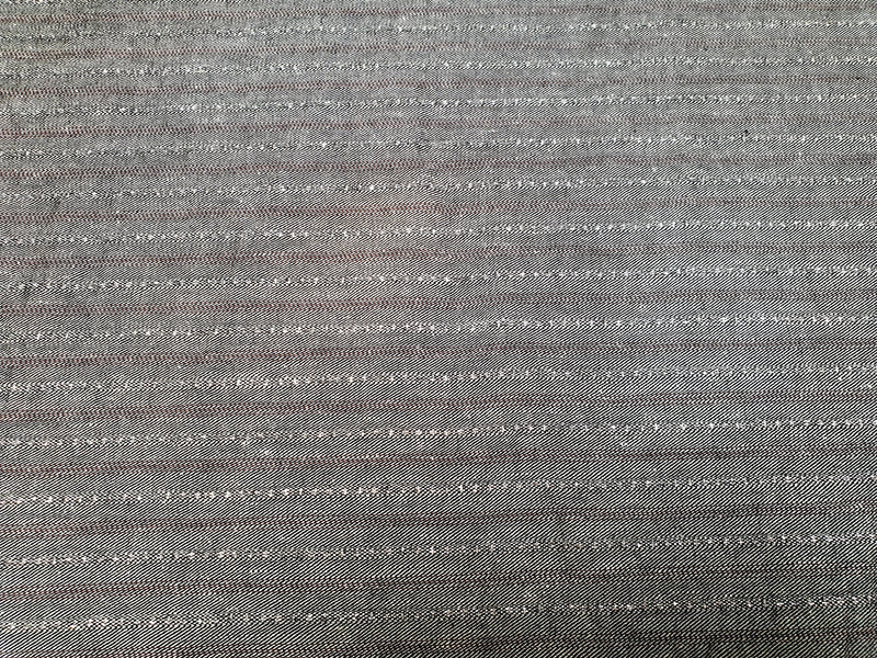 Ein sehr besonderer Modestoff aus Italien - dehnbares Leinenmischgewebe mit Glitzerelementen - Modemeter Stoffmarkt Trier   modemeter.de