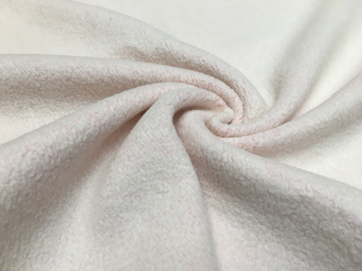 Dicker, weicher und warmer Alpenfleece Sweat in rosa aus reiner Baumwolle - Modemeter Stoffmarkt Trier   modemeter.de