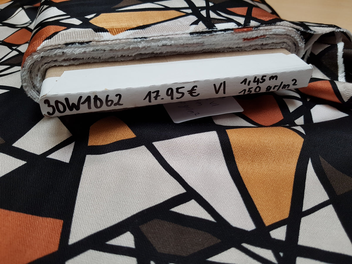Leicht satinierter Viskosestoff für Blusen, Kleider oder Kimonos - Modemeter Stoffmarkt Trier   modemeter.de